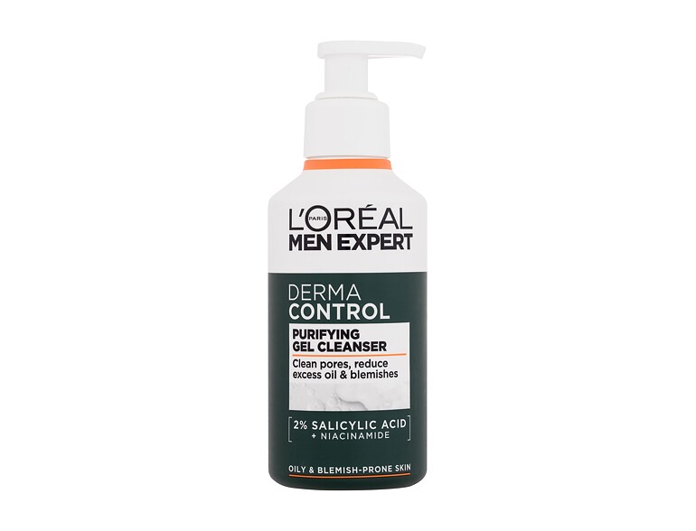 Reinigungsgel L'Oréal Paris Men Expert Derma Control Purifying Gel Cleanser 260 ml