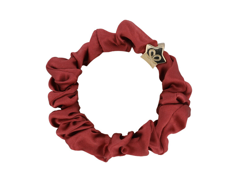 Haargummi By Eloise London Silk Scrunchie Gold Star Persimmon 1 St.