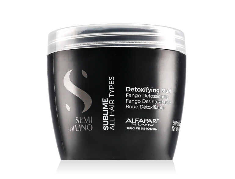 Haarmaske ALFAPARF MILANO Semi Di Lino Sublime Detoxifying Mud 500 ml