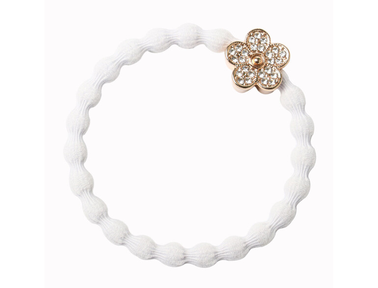 Haargummi By Eloise London Bling Charms Daisy Flower White 1 St. White