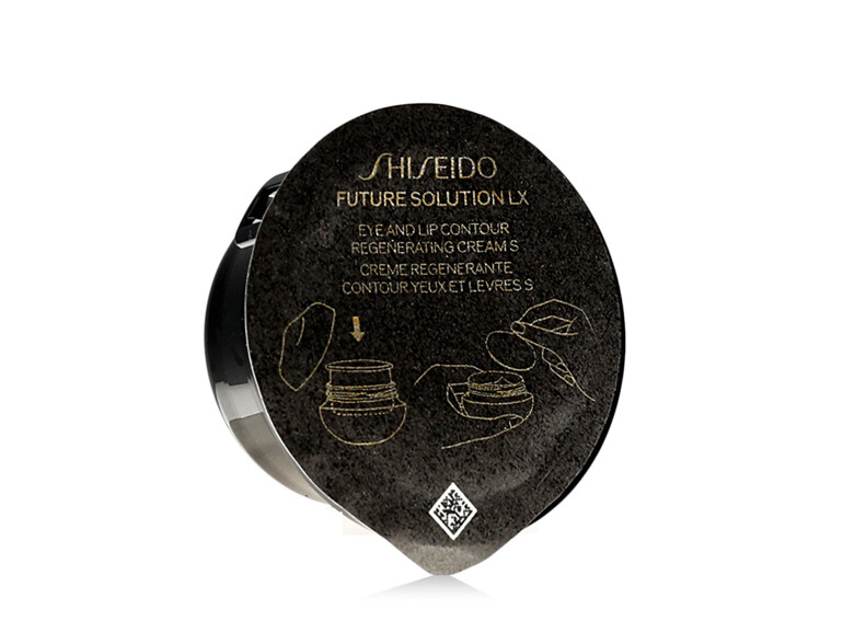 Augencreme Shiseido Future Solution LX Eye And Lip Contour Regenerating Cream Nachfüllung 17 ml
