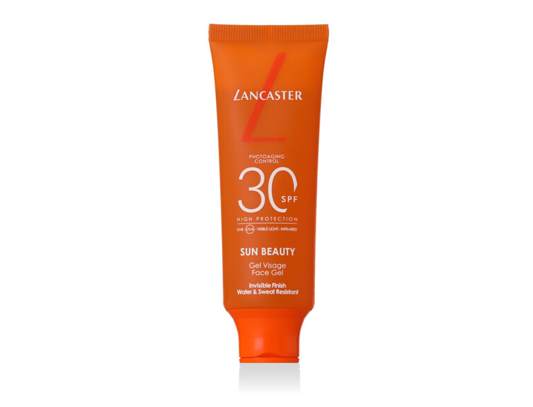 Sonnenschutz fürs Gesicht Lancaster Sun Beauty Invisible Face Gel SPF30 50 ml