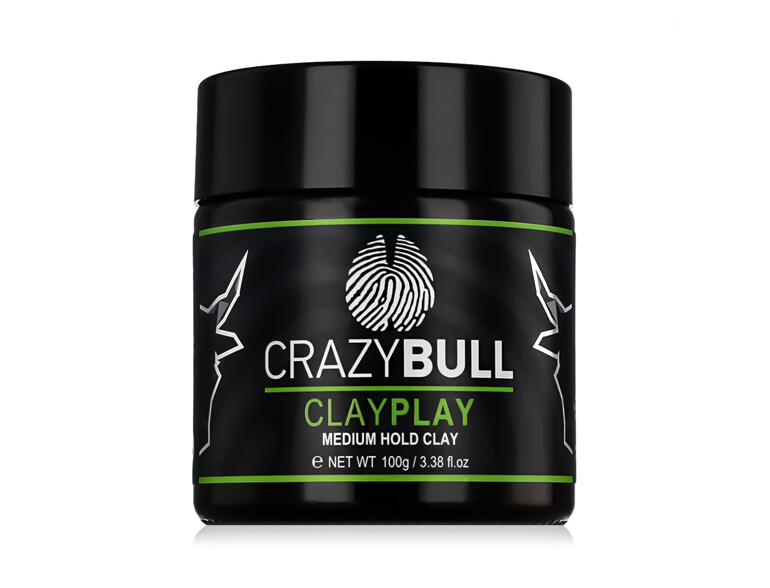 Haarcreme Crazy Bull ClayPlay Medium Hold Clay 100 g