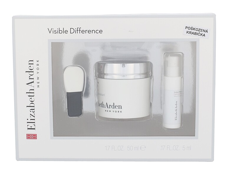 Maschera per il viso Elizabeth Arden Visible Difference Peel And Reveal Mask Kit 50 ml scatola danne