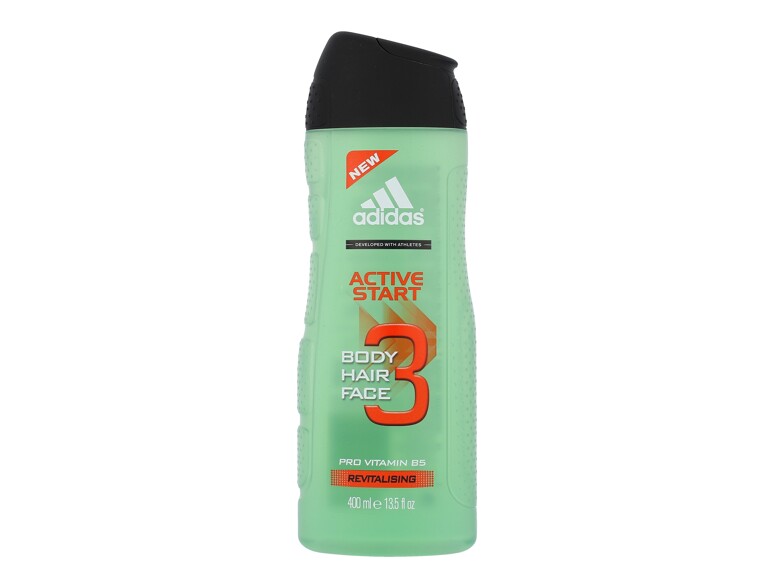 Doccia gel Adidas 3in1 Active Start 400 ml