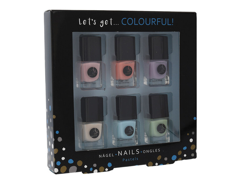 Nagellack 2K Let´s Get Colourful! Pastels 5 ml Beschädigte Schachtel Sets