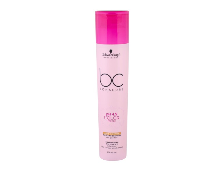 Shampooing Schwarzkopf Professional BC Bonacure pH 4.5 Color Freeze Gold Shimmer 250 ml