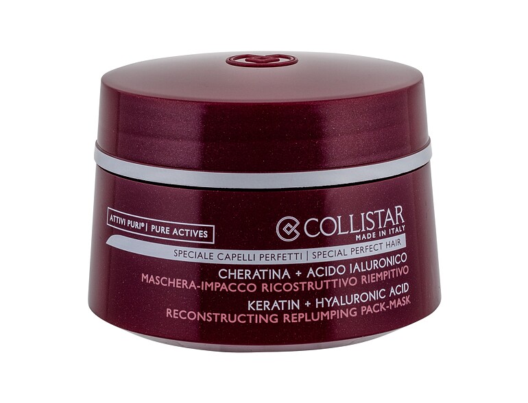 Masque cheveux Collistar Pure Actives Reconstructing Replumping 200 ml