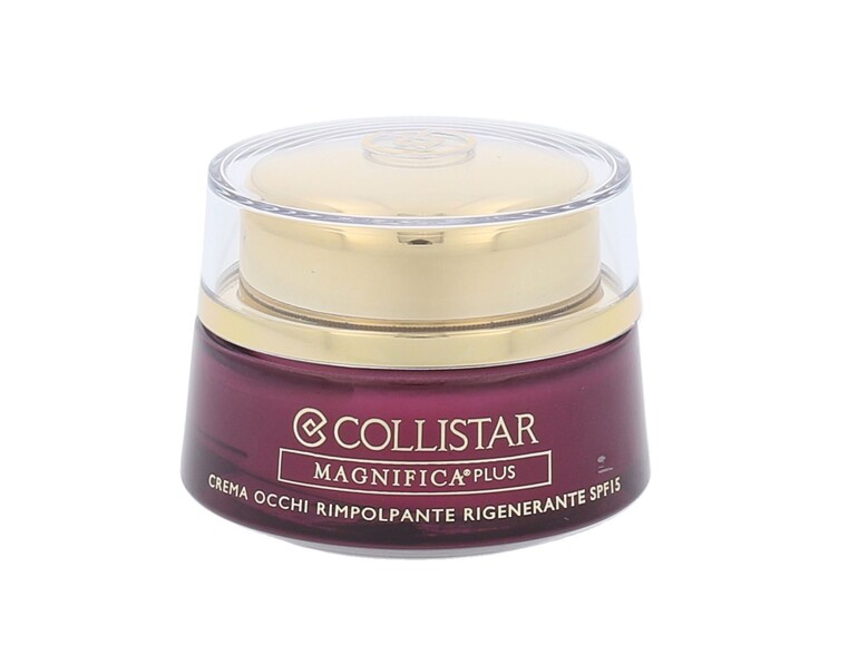 Augencreme Collistar Magnifica Replumping Regenerating Eye Cream SPF15 15 ml Beschädigte Schachtel