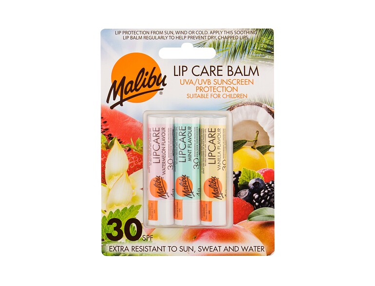 Balsamo per le labbra Malibu Lip Care SPF30 4 g Watermelon Sets