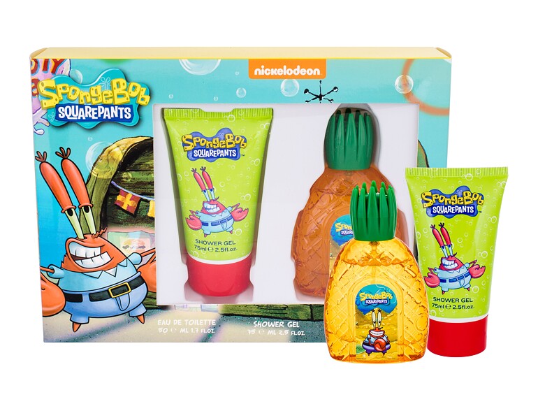 Eau de Toilette SpongeBob Squarepants Mr. Krabs 50 ml Beschädigte Schachtel Sets