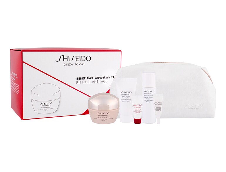 Tagescreme Shiseido Benefiance Wrinkle Resist 24 Day Cream SPF15 50 ml Beschädigte Schachtel Sets