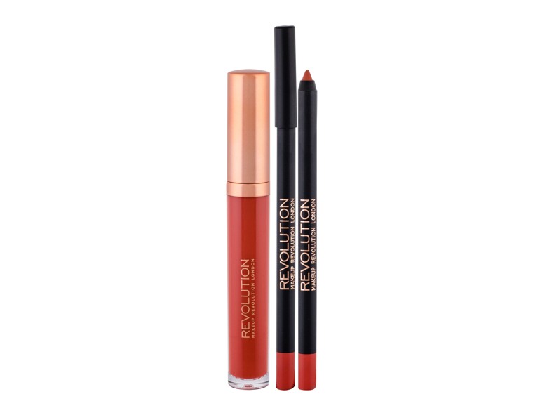 Lippenstift Makeup Revolution London Retro Luxe Matte Lip Kit 5,5 ml Regal Sets