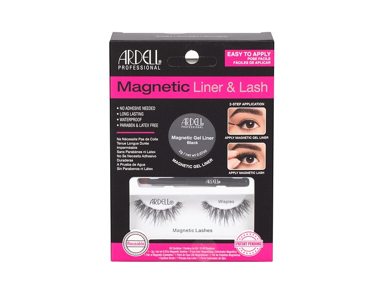 Faux cils Ardell Magnetic Liner & Lash Wispies 1 St. Black