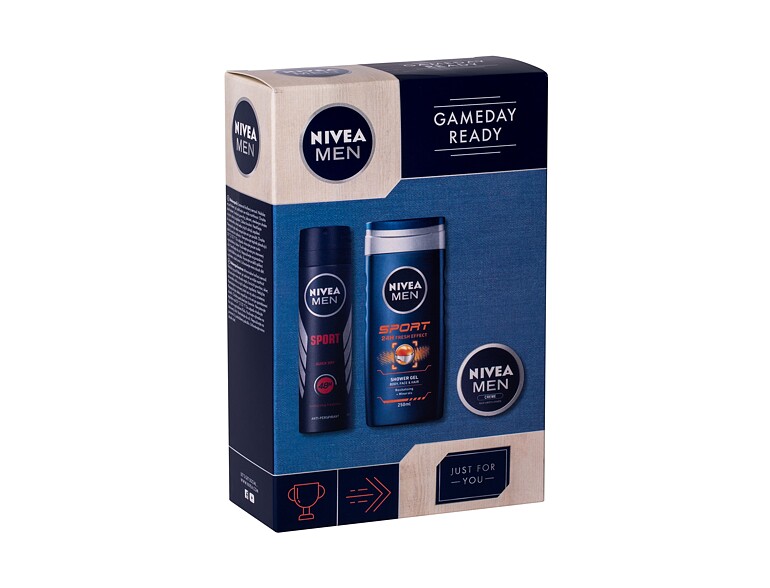 Gel douche Nivea Men Sport 250 ml boîte endommagée Sets