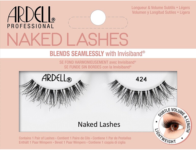 Ciglia finte Ardell Naked Lashes 424 1 St. Black