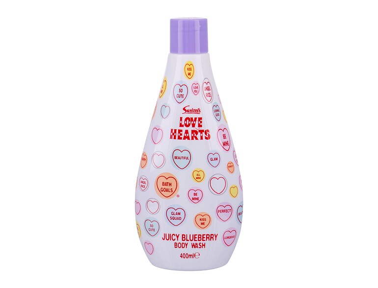 Duschgel Swizzels Love Hearts Juicy Blueberry 400 ml