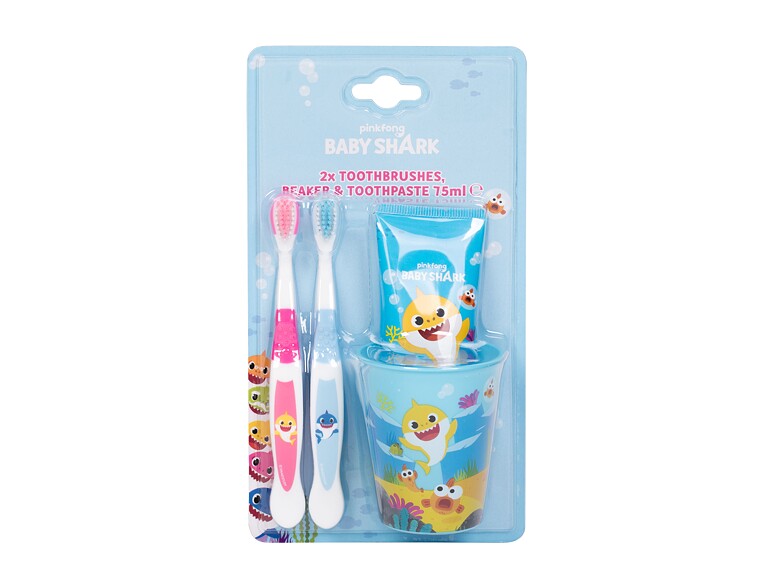 Zahnpasta  Pinkfong Baby Shark Set 75 ml Beschädigte Verpackung Sets