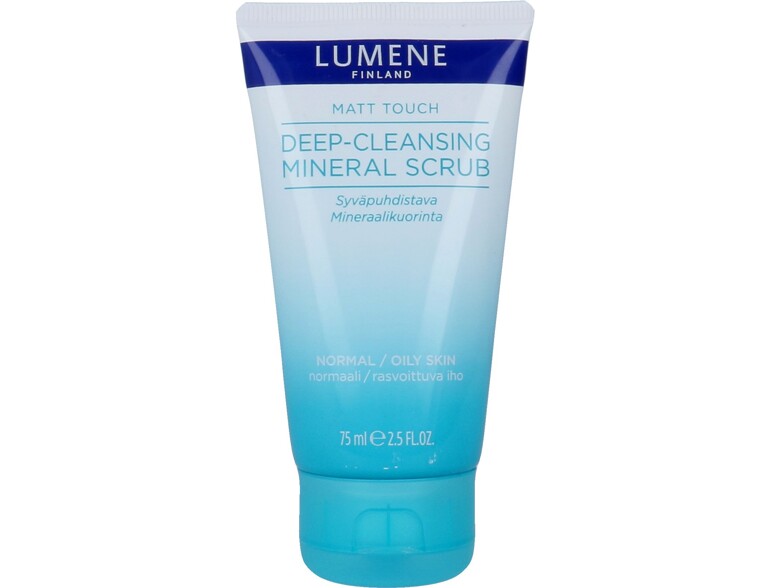 Peeling viso Lumene Matt Touch Deep-Cleansing Mineral Scrub 75 ml