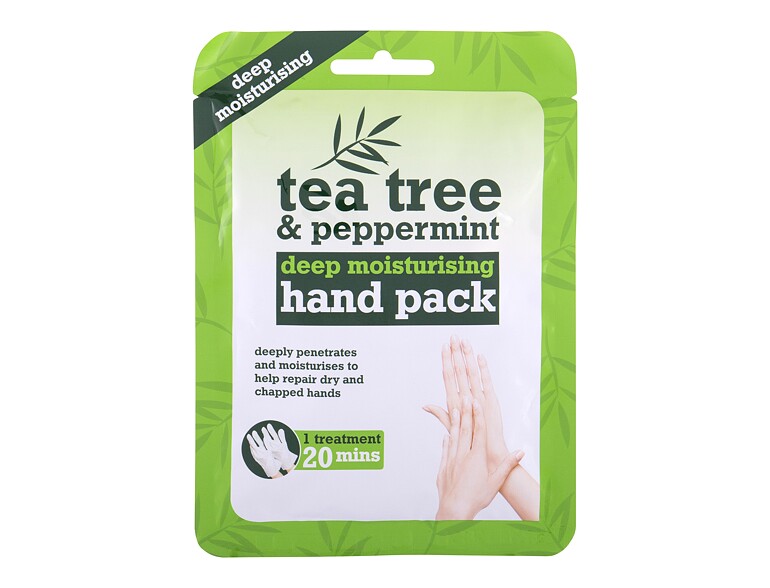 Feuchtigkeitsspendende Handschuhe Xpel Tea Tree Tea Tree & Peppermint Deep Moisturising Hand Pack 1 St.