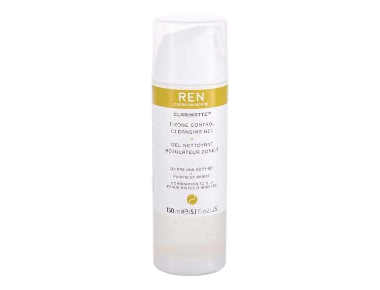 Gel nettoyant REN Clean Skincare Clarimatte T-Zone Control 150 ml