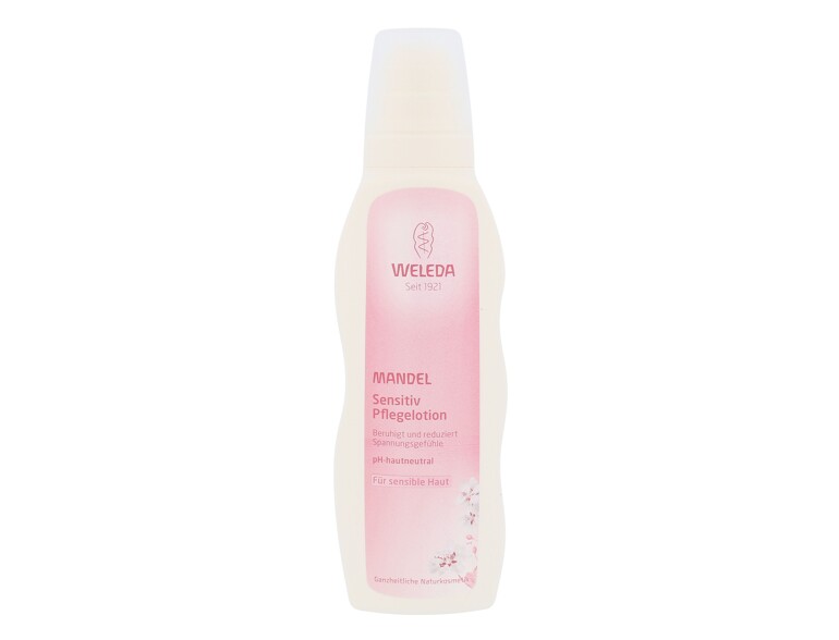 Lait corps Weleda Almond Sensitive Skin Body Lotion 200 ml boîte endommagée