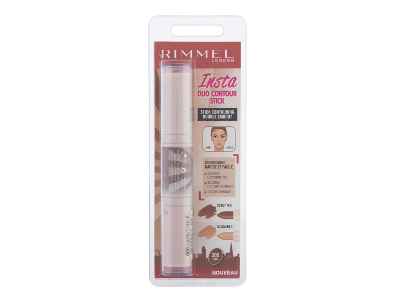 Concealer Rimmel London Insta Duo Contour 8 g 300 Dark