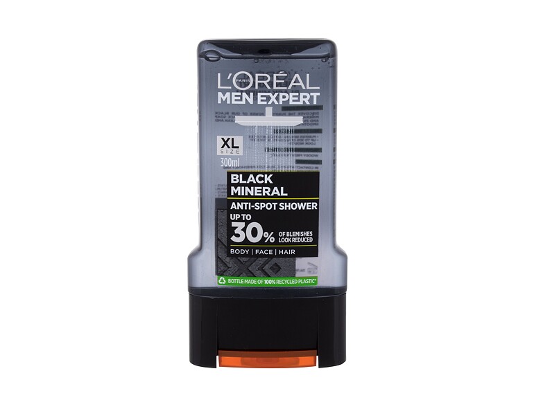 Duschgel L'Oréal Paris Men Expert Black Mineral Anti-Spot 300 ml