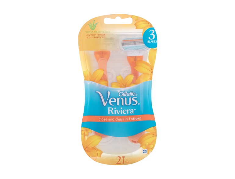 Rasierer Gillette Venus Riviera 2 St. Beschädigte Verpackung