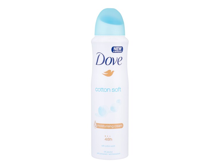 Antiperspirant Dove Cotton Soft 48h 150 ml Beschädigtes Flakon
