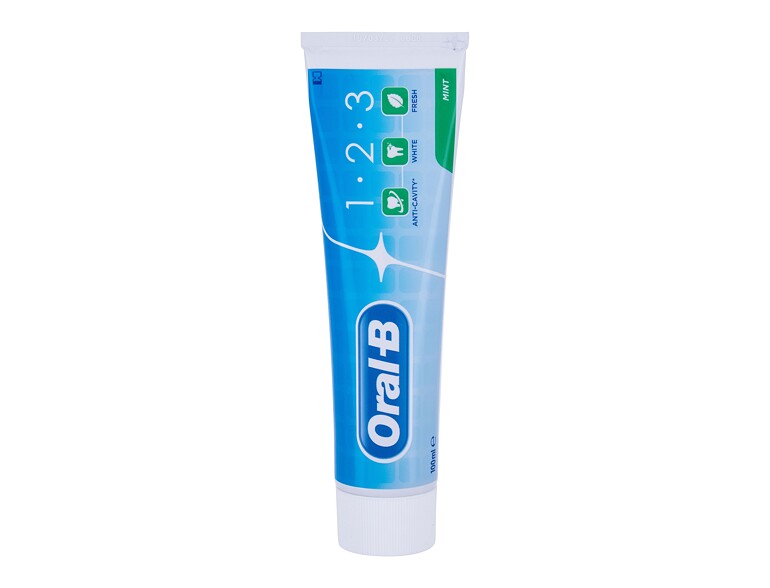 Zahnpasta  Oral-B 1-2-3 Mint 100 ml Beschädigte Schachtel