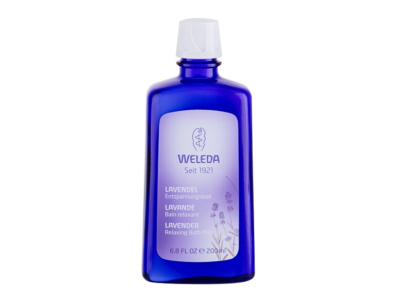 Badeöl Weleda Lavender Relaxing Bath Milk 200 ml Beschädigte Schachtel
