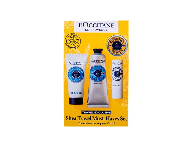 Körpercreme L'Occitane Shea Butter Travel Set 20 ml Beschädigte Schachtel Sets