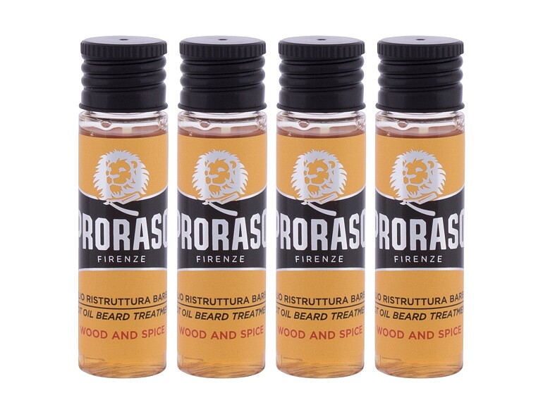 Bartöl PRORASO Wood & Spice  Hot Oil Beard Treatment 68 ml Beschädigte Schachtel