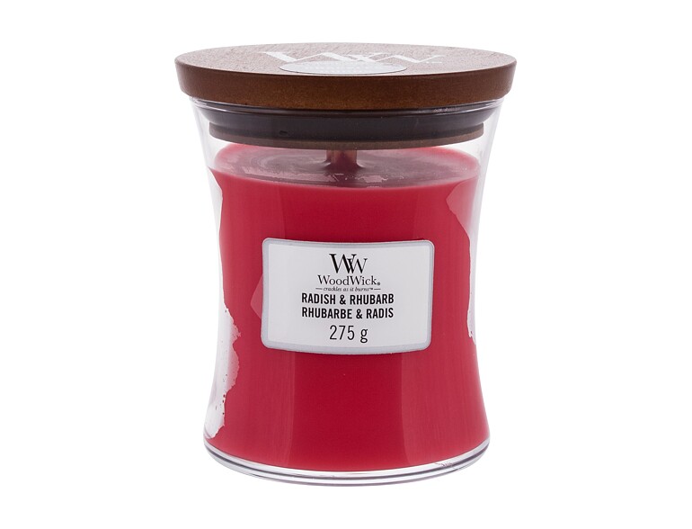 Bougie parfumée WoodWick Radish & Rhubarb 275 g