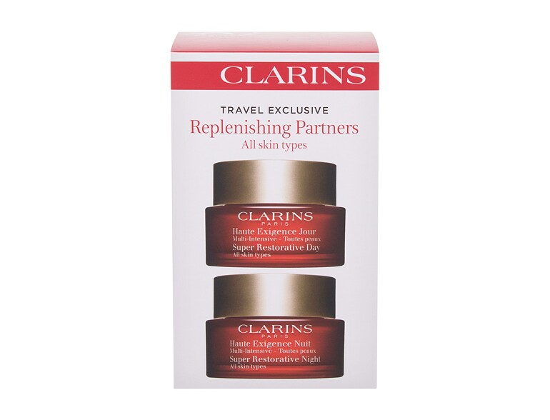 Crema giorno per il viso Clarins Super Restorative Partners 50 ml Sets
