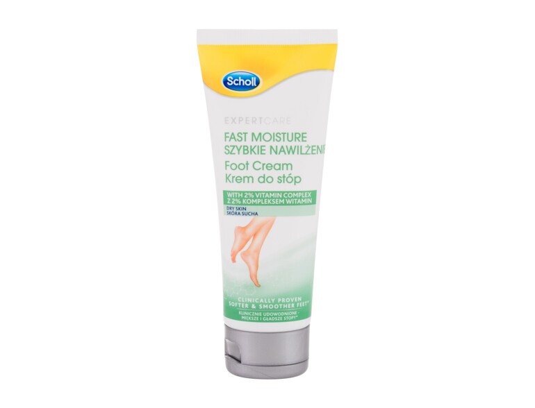 Crema per i piedi Scholl Expert Care Fast Moisture Foot Cream Dry Skin 75 ml
