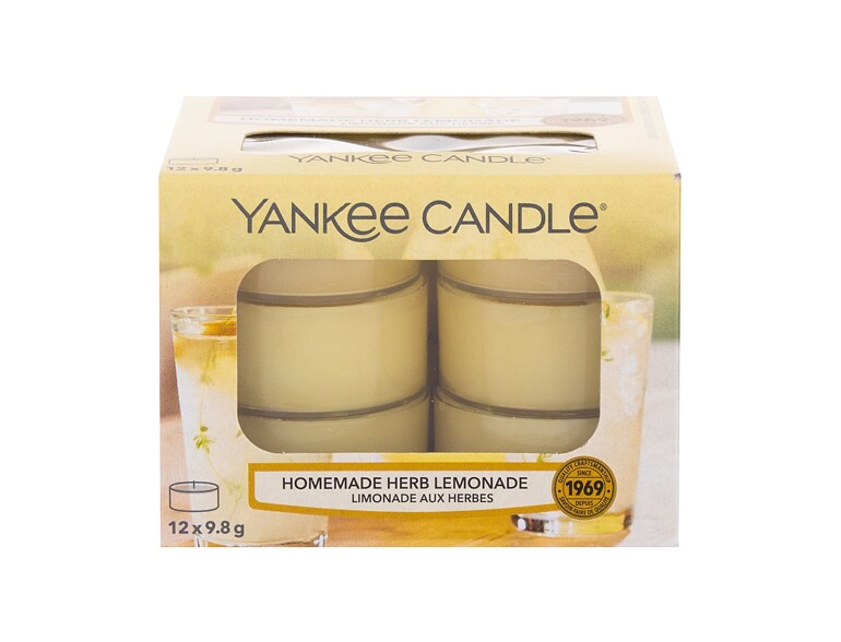 Bougie parfumée Yankee Candle Homemade Herb Lemonade 117,6 g boîte endommagée