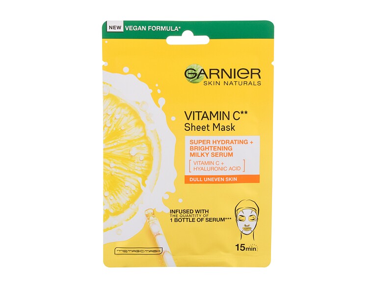 Gesichtsmaske Garnier Skin Naturals Vitamin C Sheet Mask 1 St.