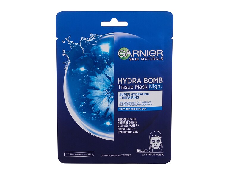 Gesichtsmaske Garnier Skin Naturals Hydra Bomb Night 1 St.