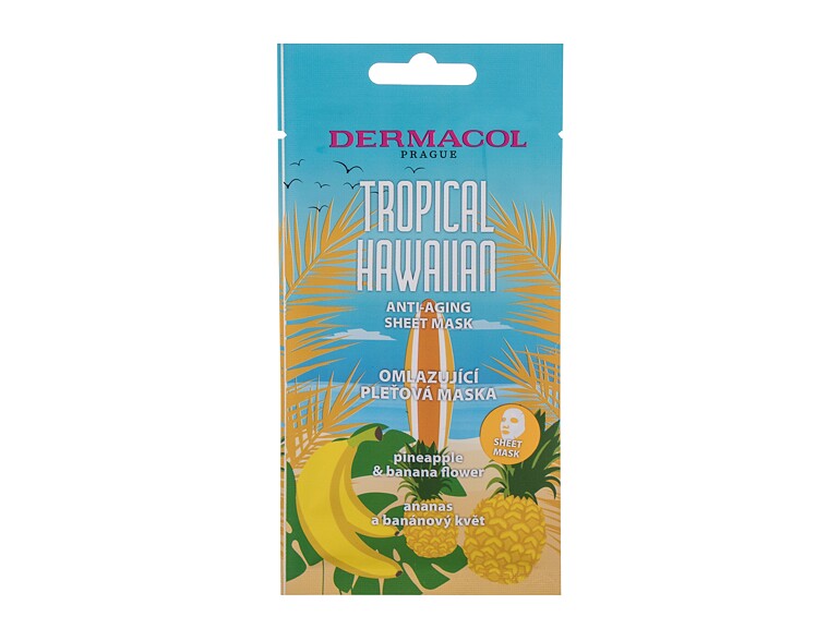 Maschera per il viso Dermacol Tropical Hawaiian Anti-Aging 1 St.