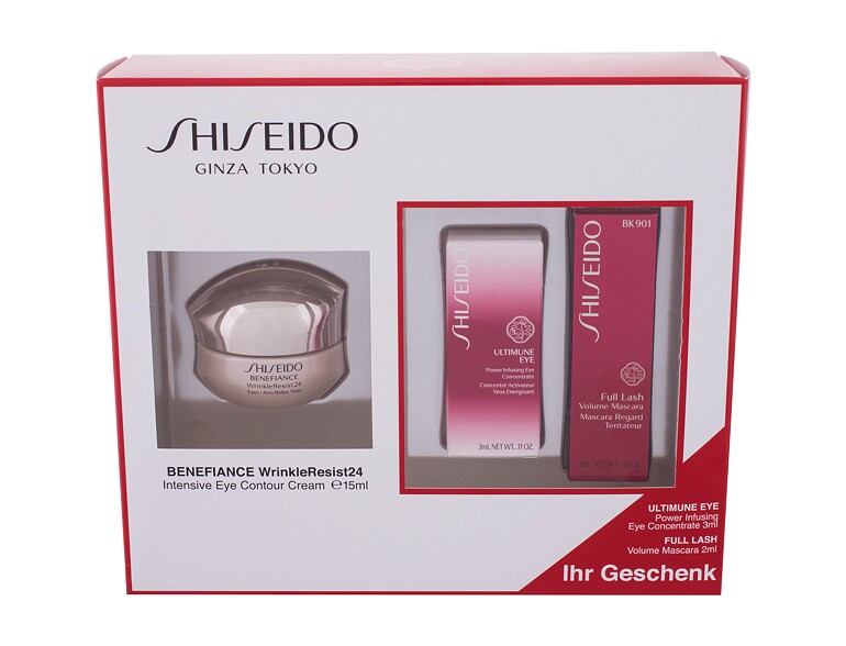 Crème contour des yeux Shiseido Benefiance Wrinkle Resist 24 15 ml Sets