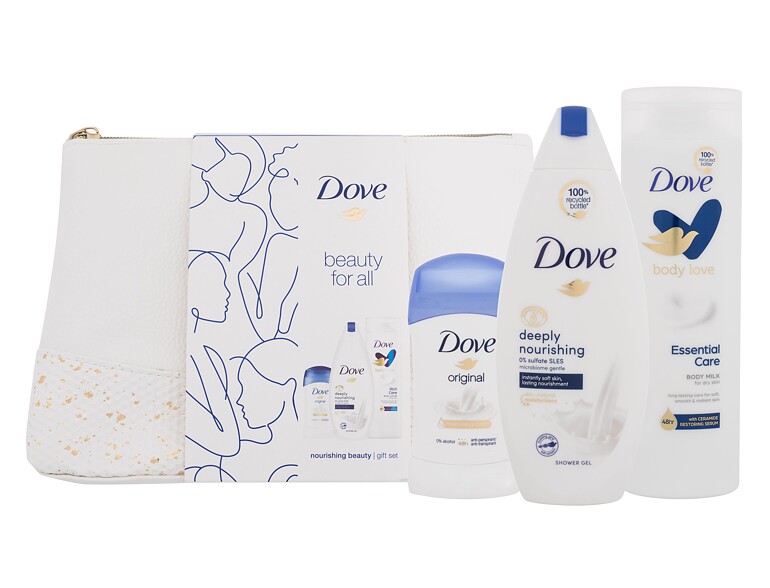 Doccia gel Dove Beauty For All Nourishing Beauty 250 ml Sets