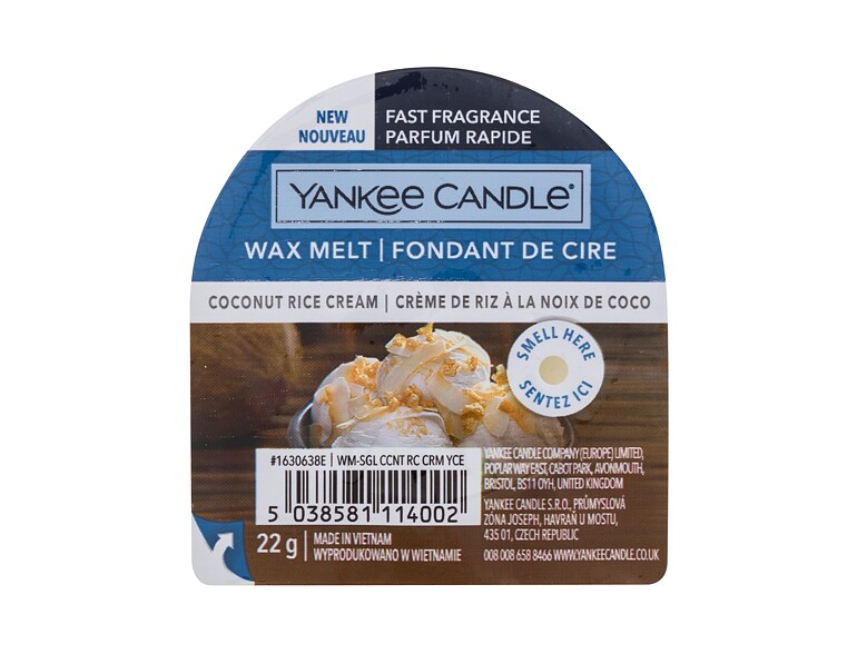 Duftwachs Yankee Candle Coconut Rice Cream 22 g