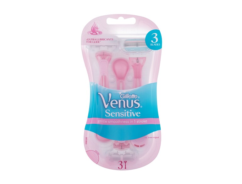 Rasierer Gillette Venus Sensitive 3 St. Beschädigte Verpackung