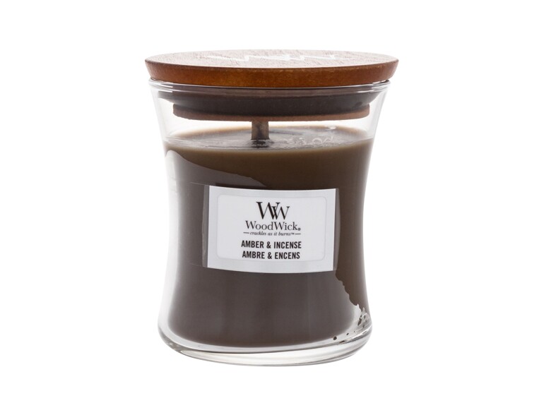 Duftkerze WoodWick Amber & Incense 85 g
