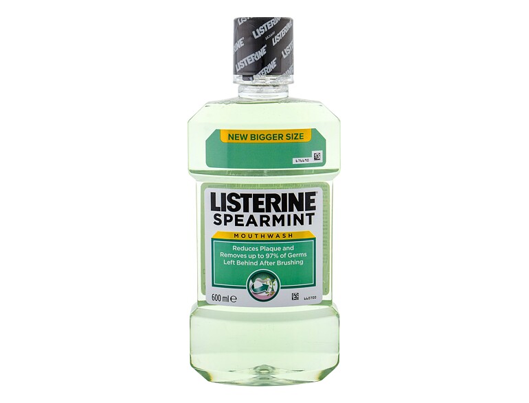 Mundwasser Listerine Spearmint Mouthwash 600 ml Beschädigtes Flakon