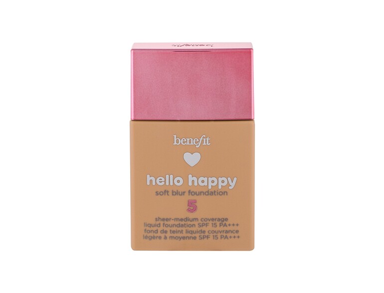 Foundation Benefit Hello Happy SPF15 30 ml 05 Medium Cool Beschädigte Schachtel