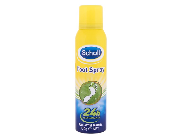 Spray pieds Scholl Foot Spray 24h Performance 150 ml flacon endommagé
