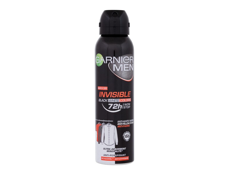 Antitraspirante Garnier Men Invisible 72h 150 ml